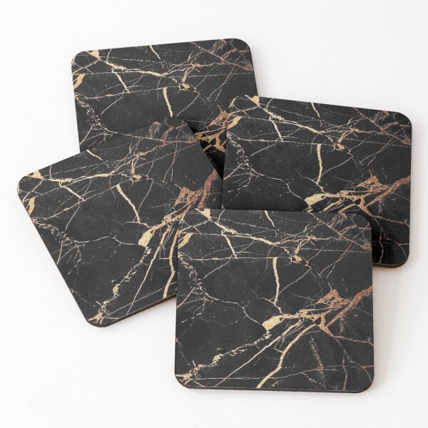 Item preview, Marble Print, Black and Gold,  designed and sold by thelastelement.