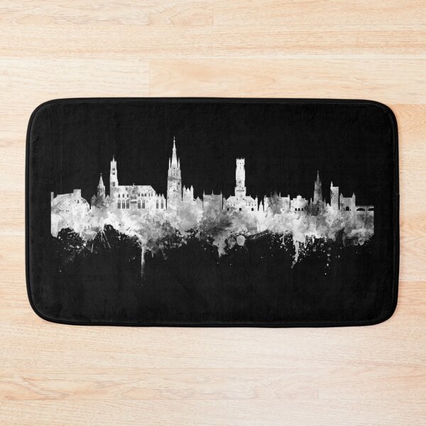 Item preview, Bruges Belgium Skyline designed and sold by ArtPrints.
