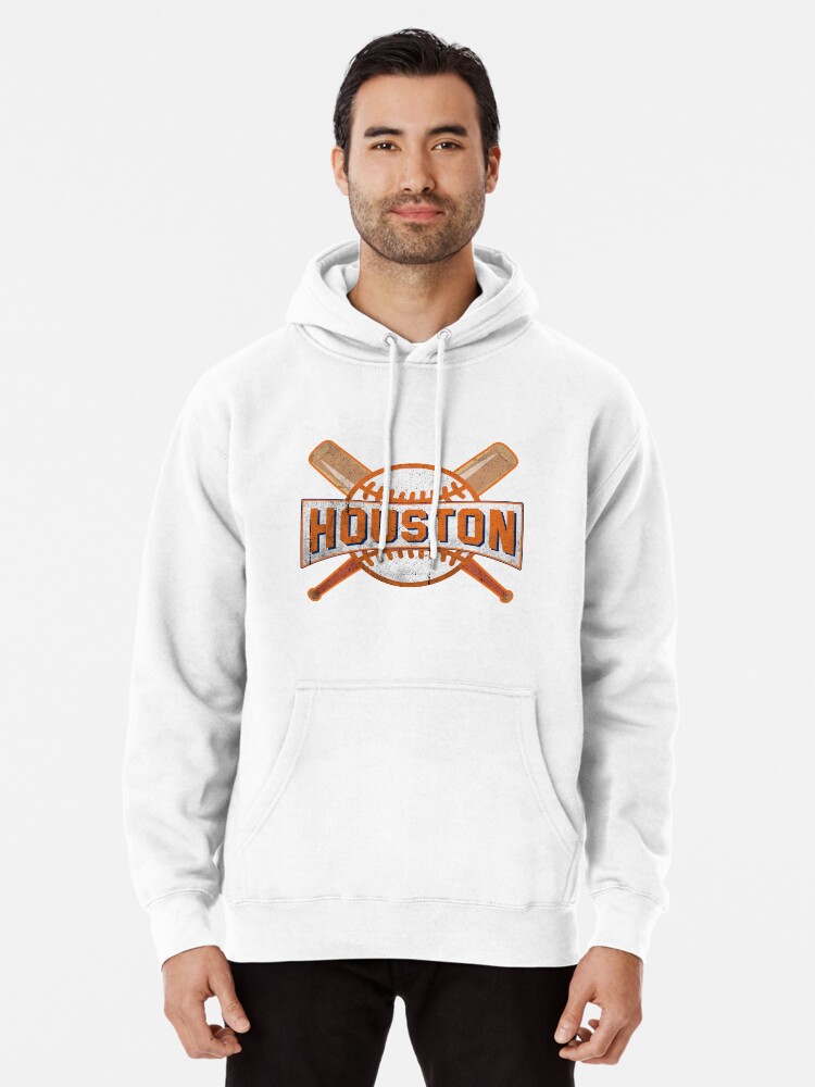 MLB Houston Astros Men's Lightweight Long Sleeve Hooded Sweatshirt - S