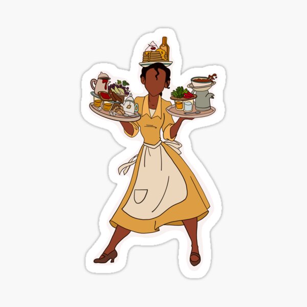 Princess and the frog Sticker