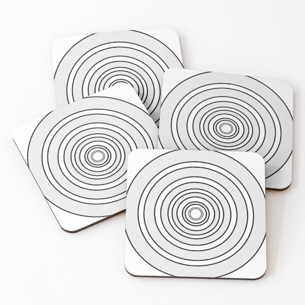 Item preview, monochrome op art design designed and sold by pauloneill-art.