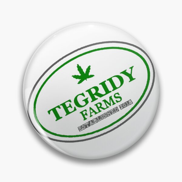 Item preview, TEGRIDY FARMS - 100% HEMP TEGRIDY FARMS PARODY FUN DESIGN LOGO  designed and sold by Iskybibblle.