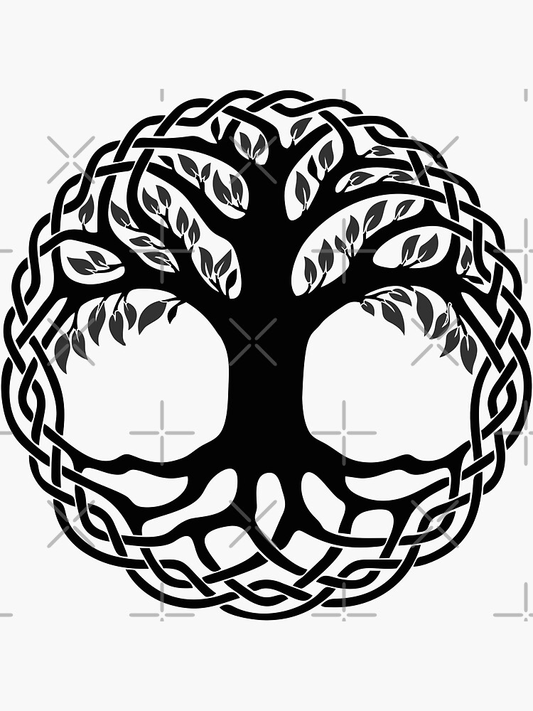 Celtic Tree Of Life Sticker for Sale by carlarmes