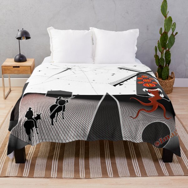 Item preview, Don Quixote under ominous skies! designed and sold by imaginachine.