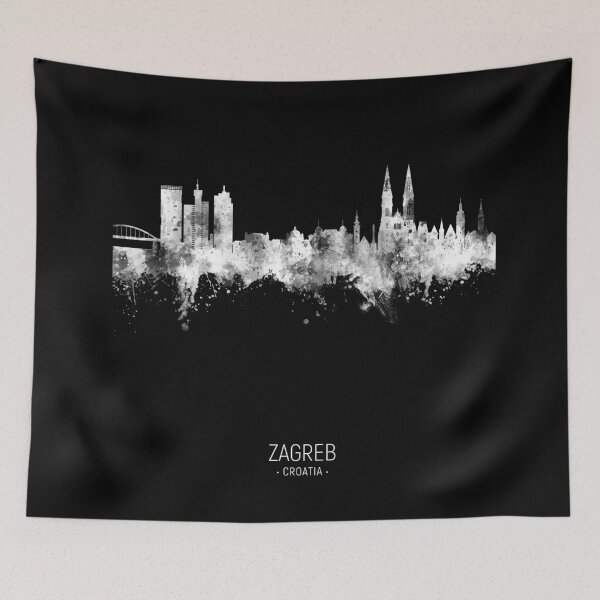 Item preview, Zagreb Croatia Skyline designed and sold by ArtPrints.