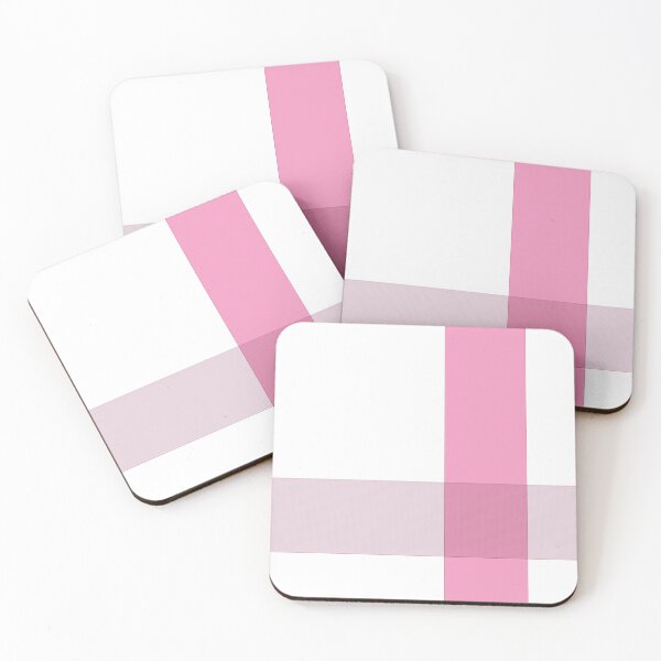 Item preview, large gingham pink check designed and sold by MuddyPigArt.