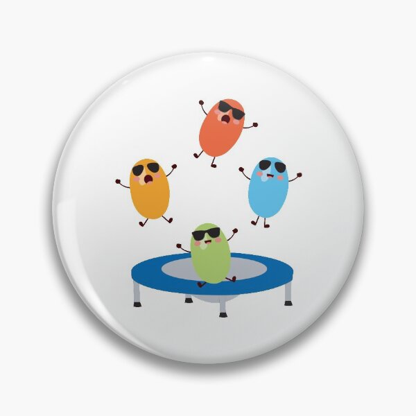 Item preview, Cute Jumping Jelly Beans Wearing Sunglasses designed and sold by idovedesign.