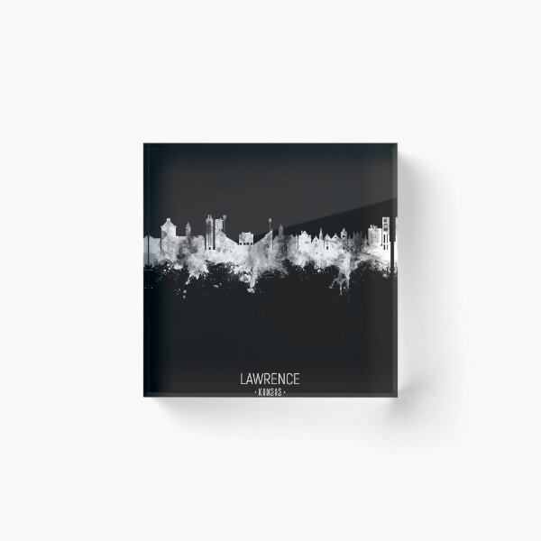 Artikelvorschau, Lawrence Kansas Skyline entworfen und verkauft von ArtPrints.