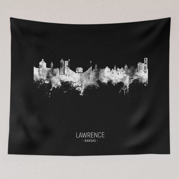 Item preview, Lawrence Kansas Skyline designed and sold by ArtPrints.