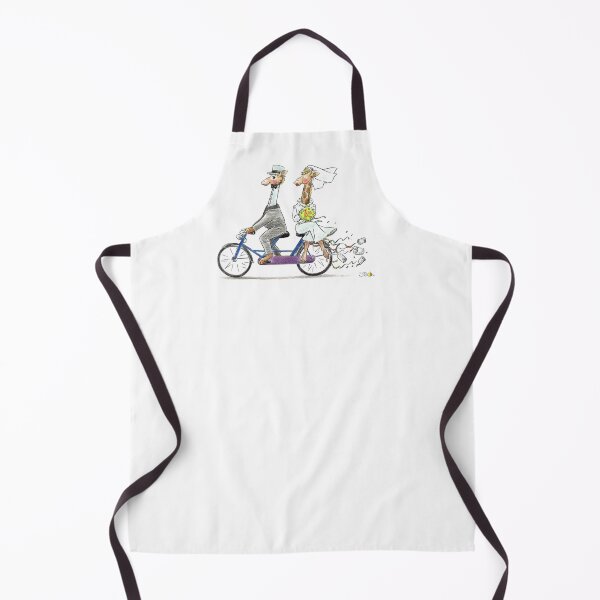 Item preview, Wedding giraffes on bicycle designed and sold by CuteCartoon.