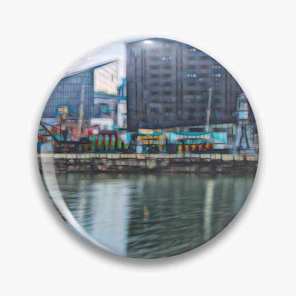 Item preview, Reflections of the Liverpool skyline in Canning Dock designed and sold by wellsie82.