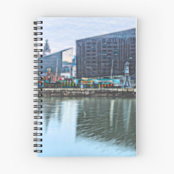 Item preview, Reflections of the Liverpool skyline in Canning Dock designed and sold by wellsie82.