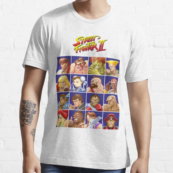 Street Fighter Four Chibi Squares T-Shirt