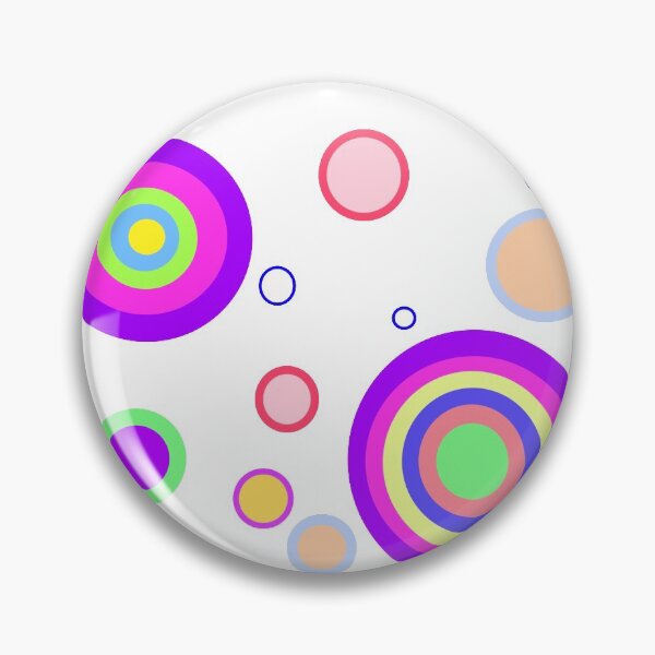 Item preview, Early 2000s Colourful Circles Geometrical Pattern  designed and sold by junepillows.