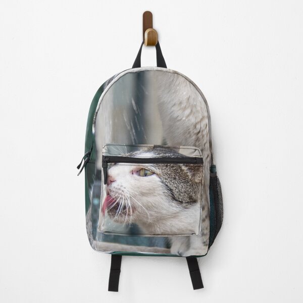 Item preview, Cat drinks at the fountain designed and sold by coolArtGermany.