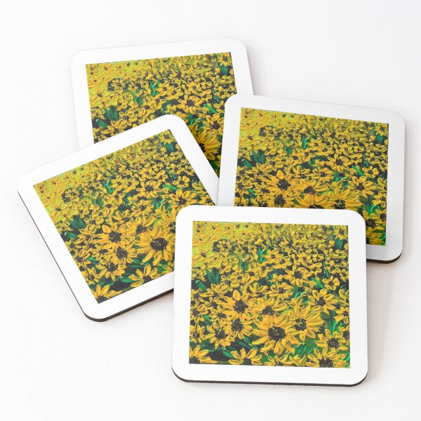 Item preview, Sunflower fields designed and sold by Anjanaarts.