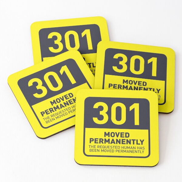 Item preview, HTTP Error 301 Human Moved Permanently (Yellow) designed and sold by VoodooCircus.
