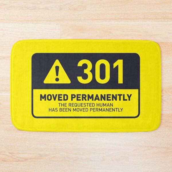 Item preview, HTTP Error 301 Human Moved Permanently (Yellow) designed and sold by VoodooCircus.