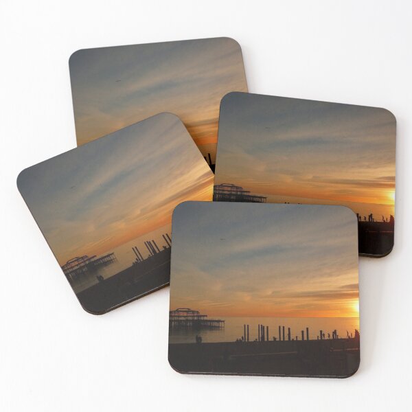 Item preview, Sunset over the West Pier - Brighton designed and sold by SpikyNeil.