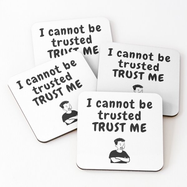 Item preview, I cannot be trusted sarcastic quote t shirt  designed and sold by HIPNOTIZAR  CRAFTS.