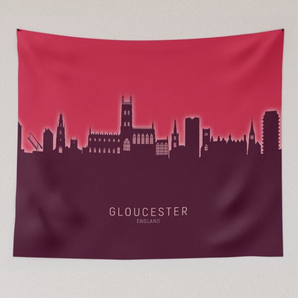 Item preview, Gloucester England Skyline designed and sold by ArtPrints.