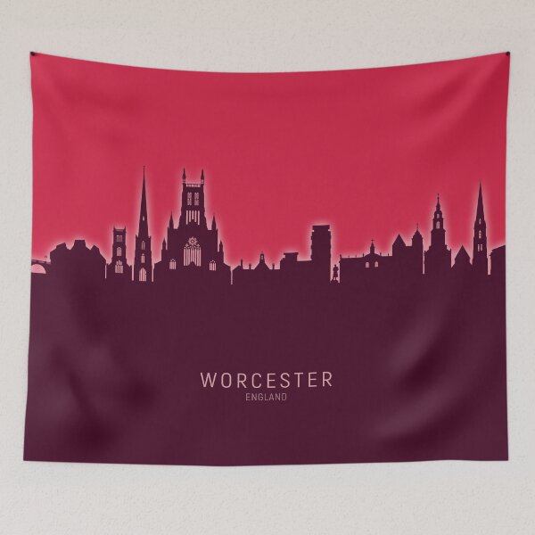 Item preview, Worcester England Skyline designed and sold by ArtPrints.