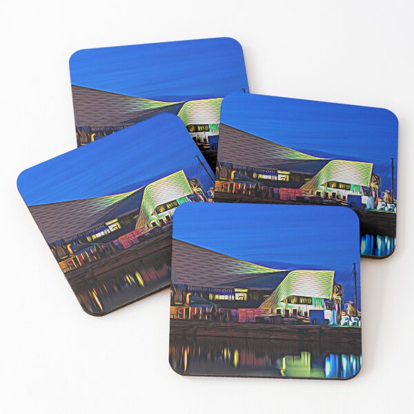 Item preview, Pier Head panorama during the blue hour designed and sold by wellsie82.