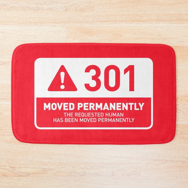 Item preview, HTTP Error 301 Human Moved Permanently (Red) designed and sold by VoodooCircus.