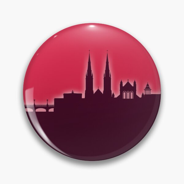 Artikelvorschau, Belfast Northern Ireland Skyline entworfen und verkauft von ArtPrints.