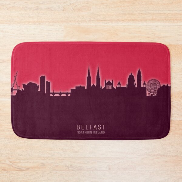 Item preview, Belfast Northern Ireland Skyline designed and sold by ArtPrints.