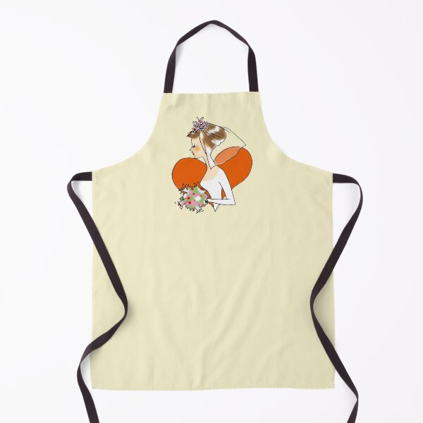 Item preview, Beautiful bride in heart shape designed and sold by CuteCartoon.