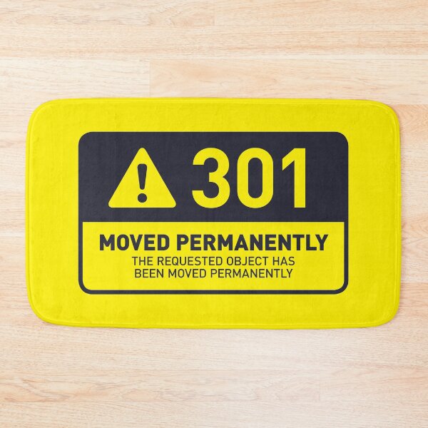 Item preview, HTTP Error 301 Object Moved Permanently (Yellow) designed and sold by VoodooCircus.