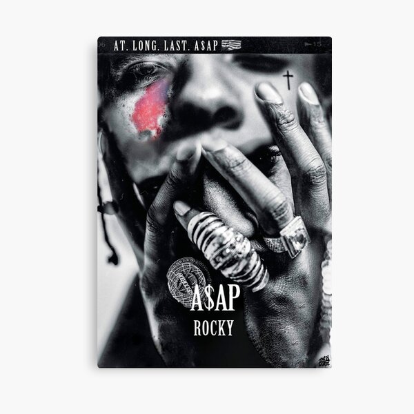 "AT.LONG.LAST.A$AP" A3 size extended album Canvas Print