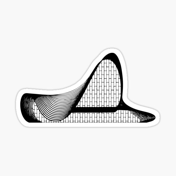 Item preview, Zaha Hadid - Heydar Aliyev Center black outline  designed and sold by TinyTreeHugger.