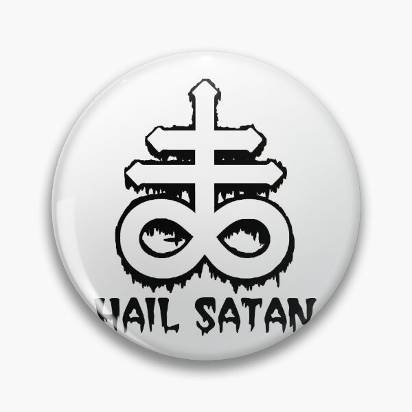 Item preview, Leviatán cruz Salve Satanás designed and sold by DevilessDesigns.