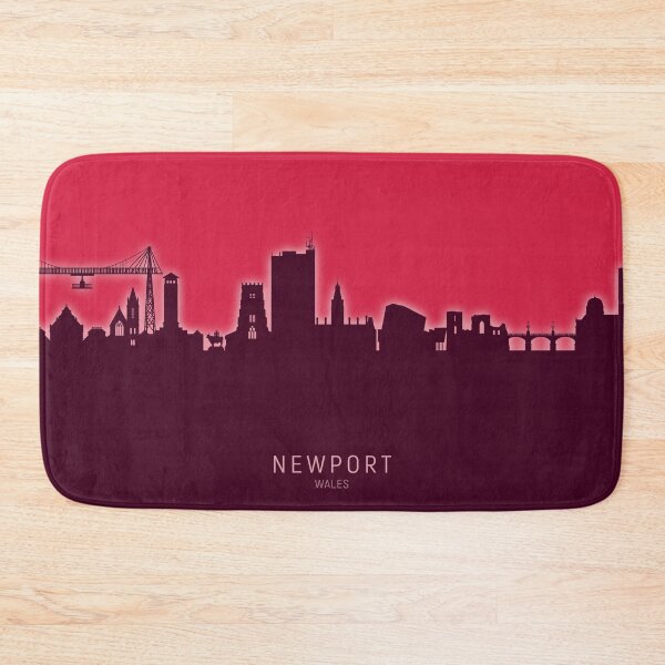 Item preview, Newport Wales Skyline designed and sold by ArtPrints.