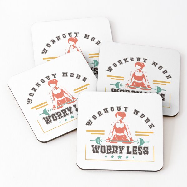 Item preview, Workout more worry less designed and sold by TopBaseline.
