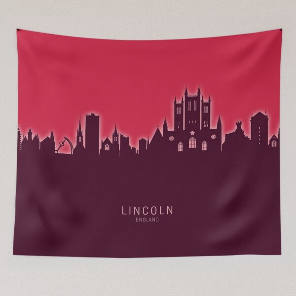 Item preview, Lincoln England Skyline designed and sold by ArtPrints.