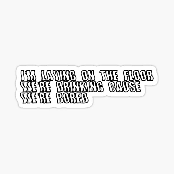 Affection Between Friends Lyric Sticker Sticker By Zaynaba Redbubble