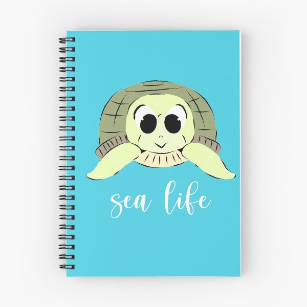 Item preview, Sea life with cute small green yellow cartoon save the turtle designed and sold by BabyPaws.
