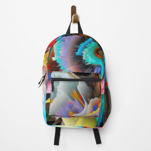 Item preview, glitch multicolored abstract flower designed and sold by haroulita.