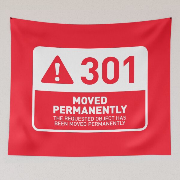 Item preview, HTTP Error 301 Object Moved Permanently (Red) designed and sold by VoodooCircus.