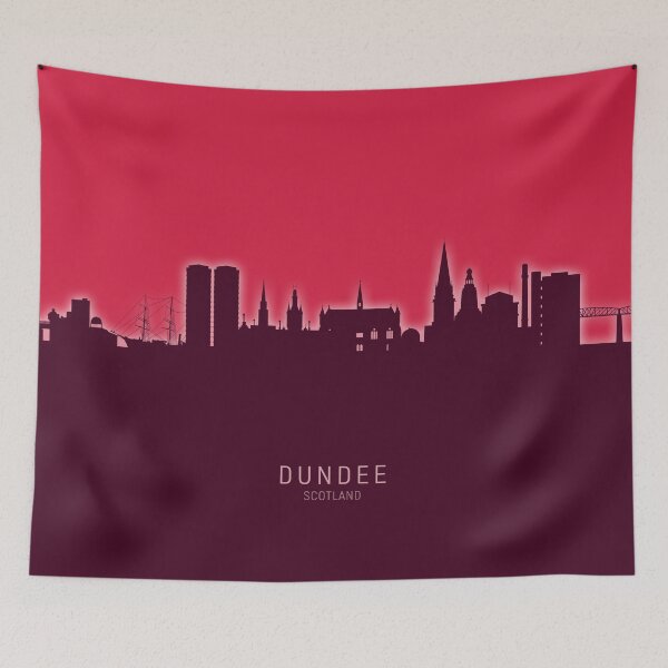 Item preview, Dundee Scotland Skyline designed and sold by ArtPrints.