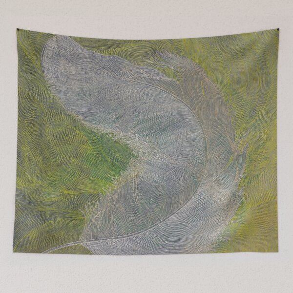 Item preview, Silver feather designed and sold by lamoonart.