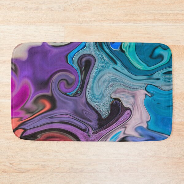 Item preview, fluid art colorful marble designed and sold by haroulita.