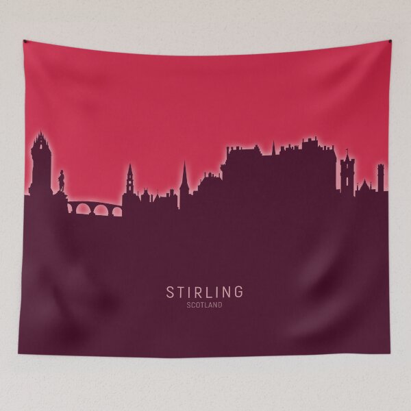 Item preview, Stirling Scotland Skyline designed and sold by ArtPrints.