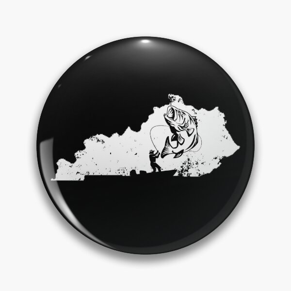Item preview, Kentucky Fishing Shirt Love Lake or River Fish Distressed Gear designed and sold by DynamicDesign.