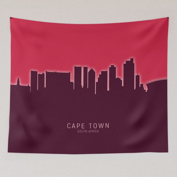 Item preview, Cape Town South Africa Skyline designed and sold by ArtPrints.