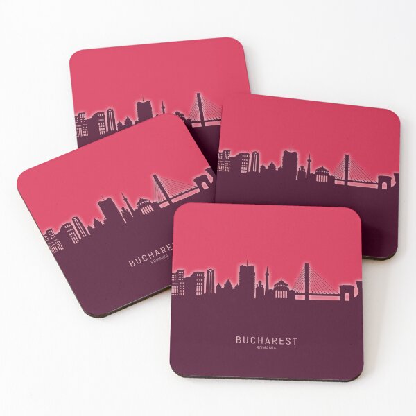 Item preview, Bucharest Romania Skyline designed and sold by ArtPrints.