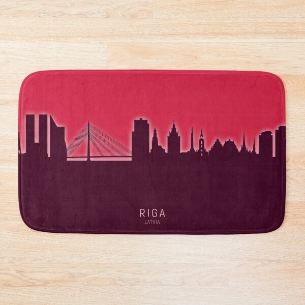Item preview, Riga Latvia Skyline designed and sold by ArtPrints.